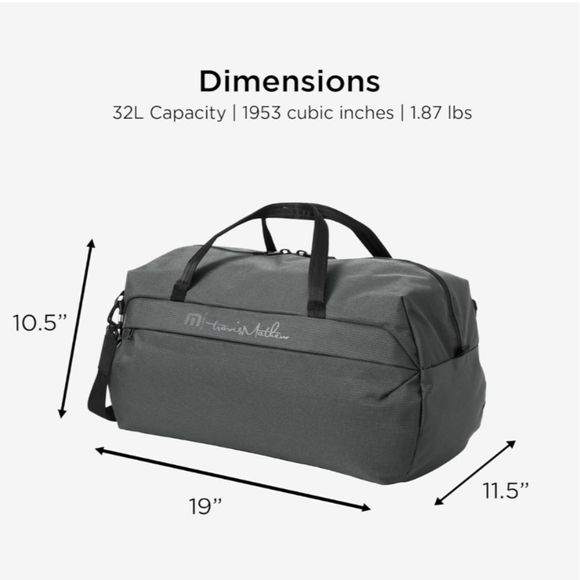 NWT Travis Mathew Lateral Duffle Bag - Picture 9 of 9